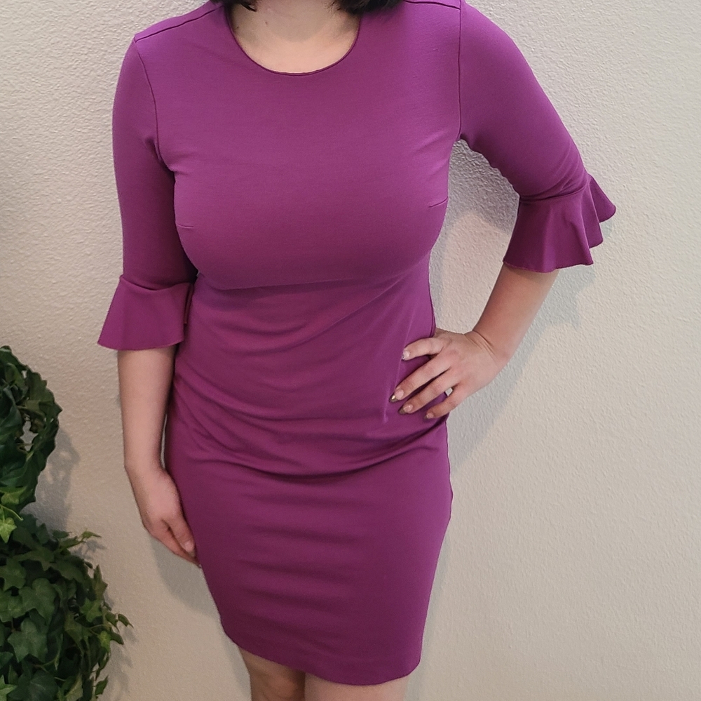 Banana Republic Purple Dress - Picture 10 of 11